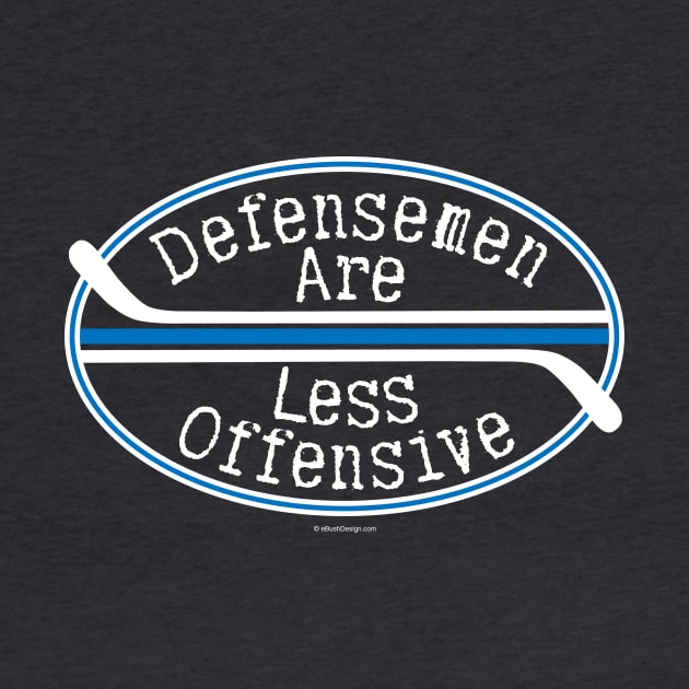 Hockey Defensemen are Less Offensive by eBrushDesign